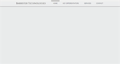 Desktop Screenshot of barristertech.com