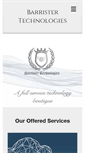 Mobile Screenshot of barristertech.com